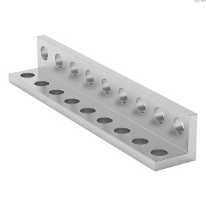 Hliníkový L-nosník (9 otvorů 72 mm) 2 kusy