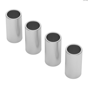 Hliníkový distanční prvek o průměru 5 mm a délce 10 mm (4 ks)