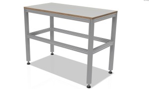 Pracovní stůl z hliníkových profilů 500x1000mm