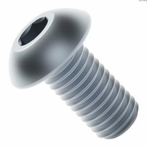 Pozinkovaný šroub s kulovou hlavou řady 2802 (M4 x 0,7 mm, délka 8 mm) - 25 ks.