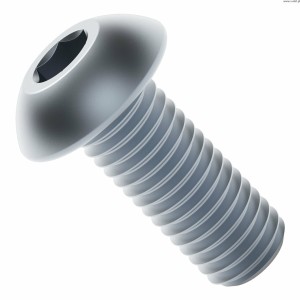 Pozinkovaný šroub s kulovou hlavou řady 2802 (M4 x 0,7 mm, délka 10 mm) - 25 ks.