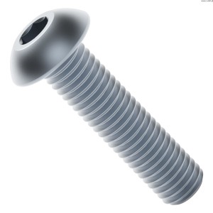 Pozinkovaný šroub s kulovou hlavou řady 2802 (M4 x 0,7 mm, délka 16 mm) - 25 ks.