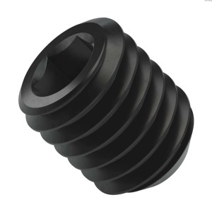 Pojistný šroub z černé oxidované oceli řady 2806 (M5 x 0,8 mm, délka 6 mm) - 25 kusů
