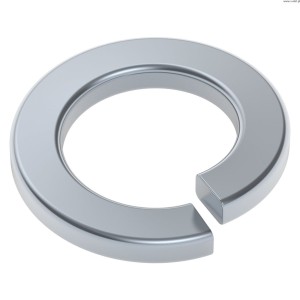 Pojistná podložka z pozinkované oceli řady 2809 (4 mm ID x 7 mm OD) - 25 kusů
