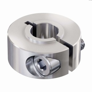 Hliníková upínací příruba řady 2910 (ID 8 mm x OD 21 mm, délka 9 mm)