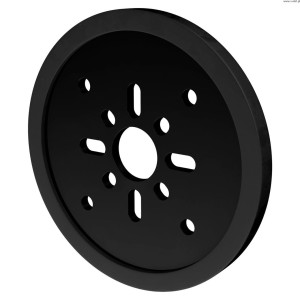 Kotoučové kolo řady 3607 (vrtání 14 mm, průměr 72 mm, černé) - 2 kusy