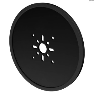 Kotoučové kolo řady 3607 (vrtání 14 mm, průměr 120 mm, černé) - 2 kusy