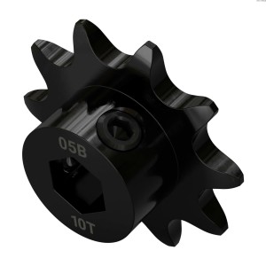 Ocelové řetězové kolo s roztečí 8 mm řady 3307 (otvor 8 mm REX, 10 zubů)