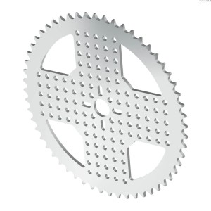 Hliníkové řetězové kolo k montáži na náboj řady 3310 s roztečí 8 mm (otvor 14 mm, 56 zubů).