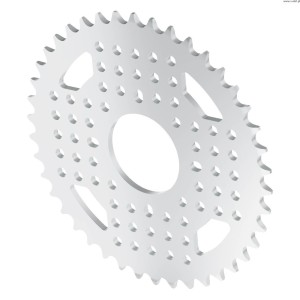 Hliníkové řetězové kolo pro náboje řady 3310 s roztečí 8 mm (otvor 32 mm, 42 zubů)