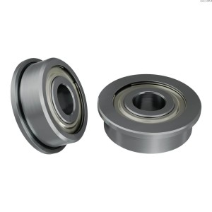 Přírubové kuličkové ložisko řady 1601 (ID 5 mm x OD 14 mm, tloušťka 5 mm) - 2 ks.
