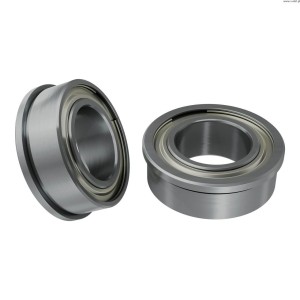Přírubové kuličkové ložisko řady 1611 (ID 8 mm x OD 14 mm, tloušťka 5 mm) - 2 ks.