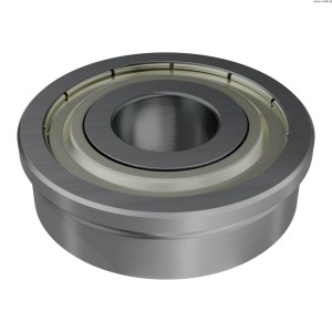 Přírubové kuličkové ložisko řady 1601 (ID 12 mm x OD 32 mm, tloušťka 10 mm)