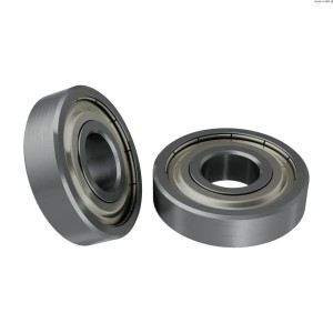 Kuličkové ložisko bez příruby řady 1600 (ID 6 mm x OD 16 mm, tloušťka 4 mm) - 2 ks.
