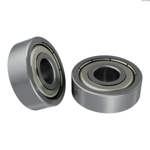 Kuličkové ložisko bez příruby řady 1600 (ID 8 mm x OD 22 mm, tloušťka 7 mm) - 2 ks.