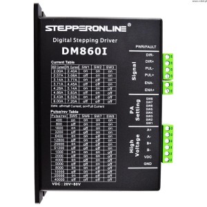 Digitální krokový ovladač 2,4-7,2A 20-80VDC pro pohon CNC krokového motoru Nema 34