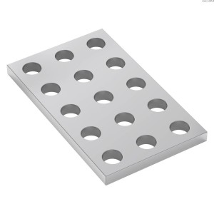 Deska s otvory řady 1116 (3 x 5 otvorů, 24 x 40 mm)