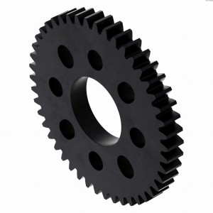 Ozubené kolo 46 zubů (MOD 0,8, 4 mm silný acetal)