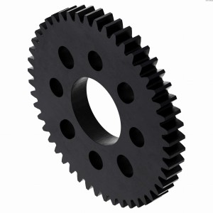 Ozubené kolo 48 zubů (MOD 0,8, 4 mm silný acetal)