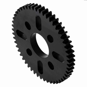 Ozubené kolo 52 zubů (MOD 0,8, 4 mm silný acetal)
