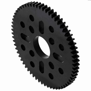 Ozubené kolo 64 zubů (MOD 0,8, 4 mm silný acetal)