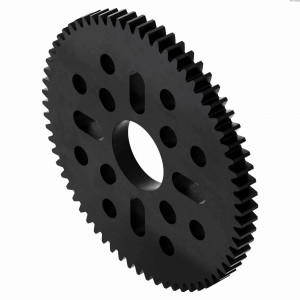 Ozubené kolo 66 zubů (MOD 0,8, 4 mm silný acetal)