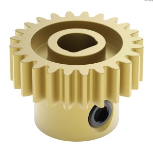 Pastorek řady 2301 s přítlačným šroubem (otvor D 6 mm, 24 zubů)