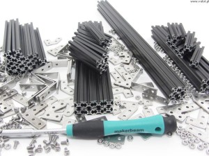MakerBeam Regular Starter Kit Black