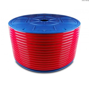 Pneumatická hadice PU 6 mm/4 mm (červená) - 1mb