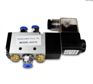 Elektromagnetický ventil 1/4 palce 12V - dvojčinný